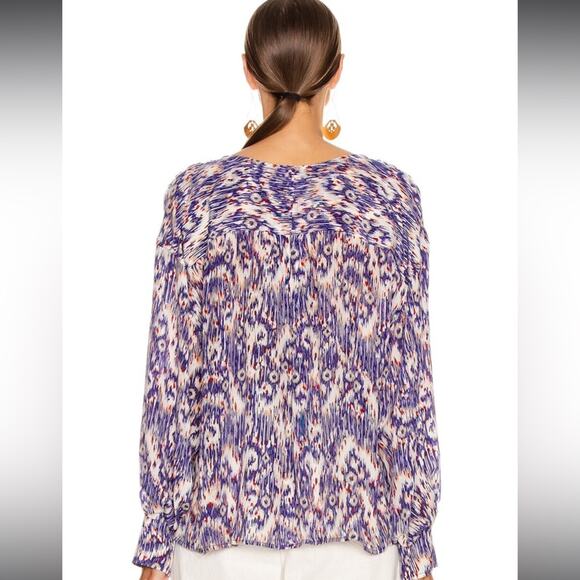 ISABEL MARANT ETOILE Yacah Silk Top - Picture 4 of 8